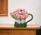 Hand Painted Ceramic Pink Rose Flower Teapot, Gift for Her, Gift for Mom, Tea Party Décor, Café Décor, Farmhouse Kitchen Décor